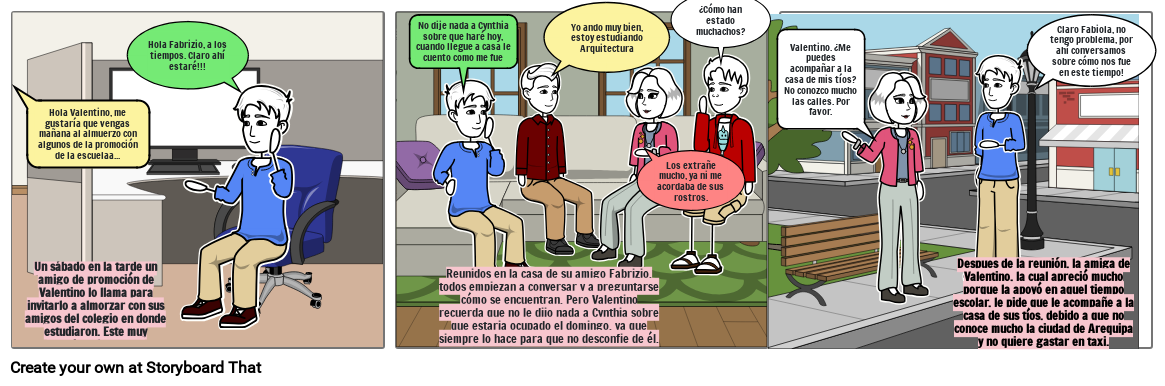 HISTORIETA DE RELACIONES DE PAREJA