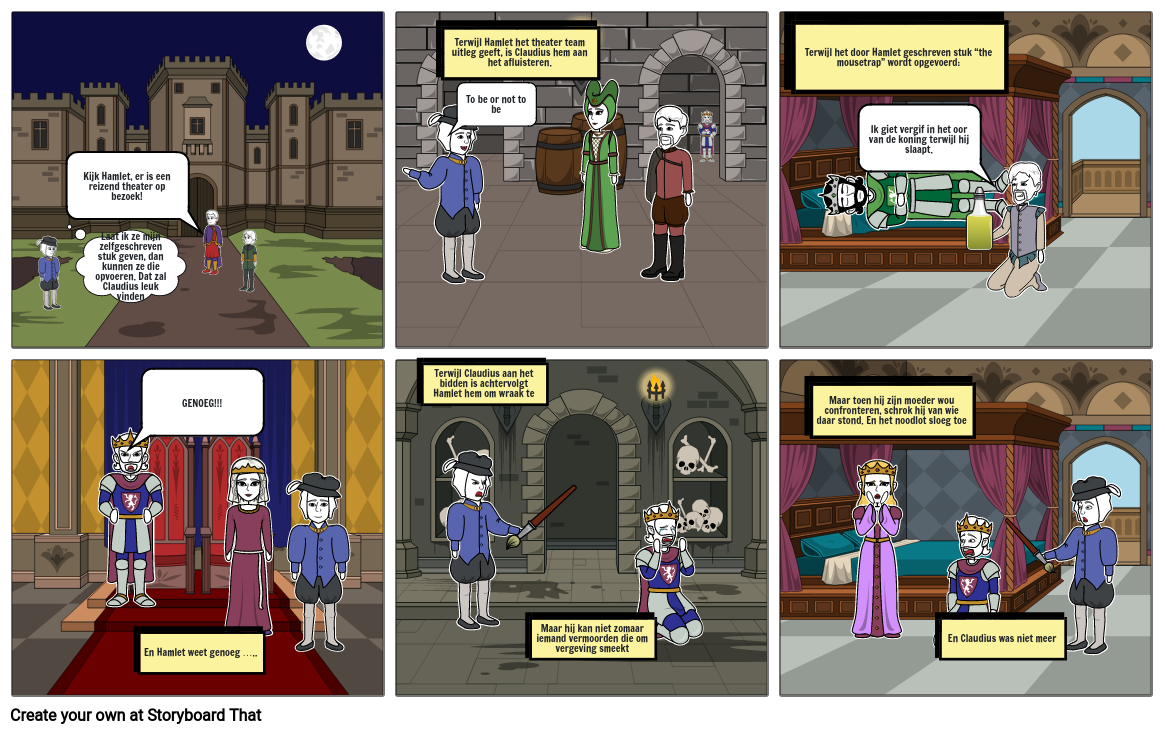 Hamlet Storyboard By Beneficent