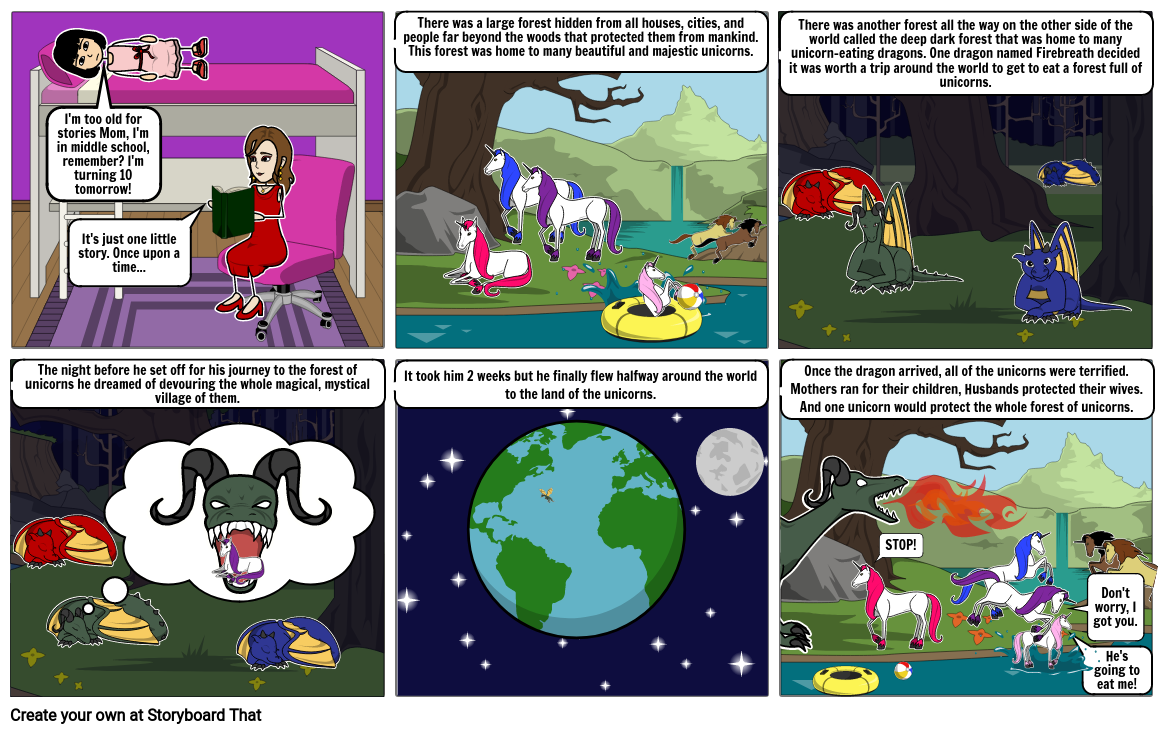 Unicorn 3 Storyboard by bentleysproul