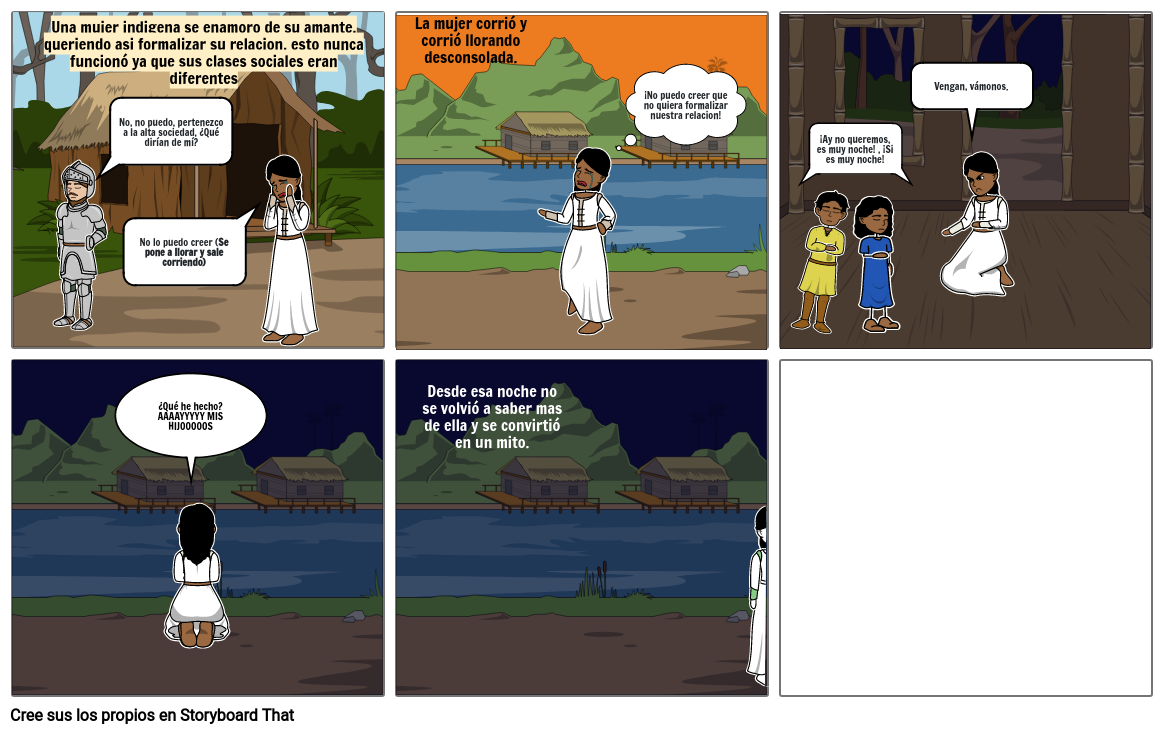 La Llorona Storyboard By Bf D