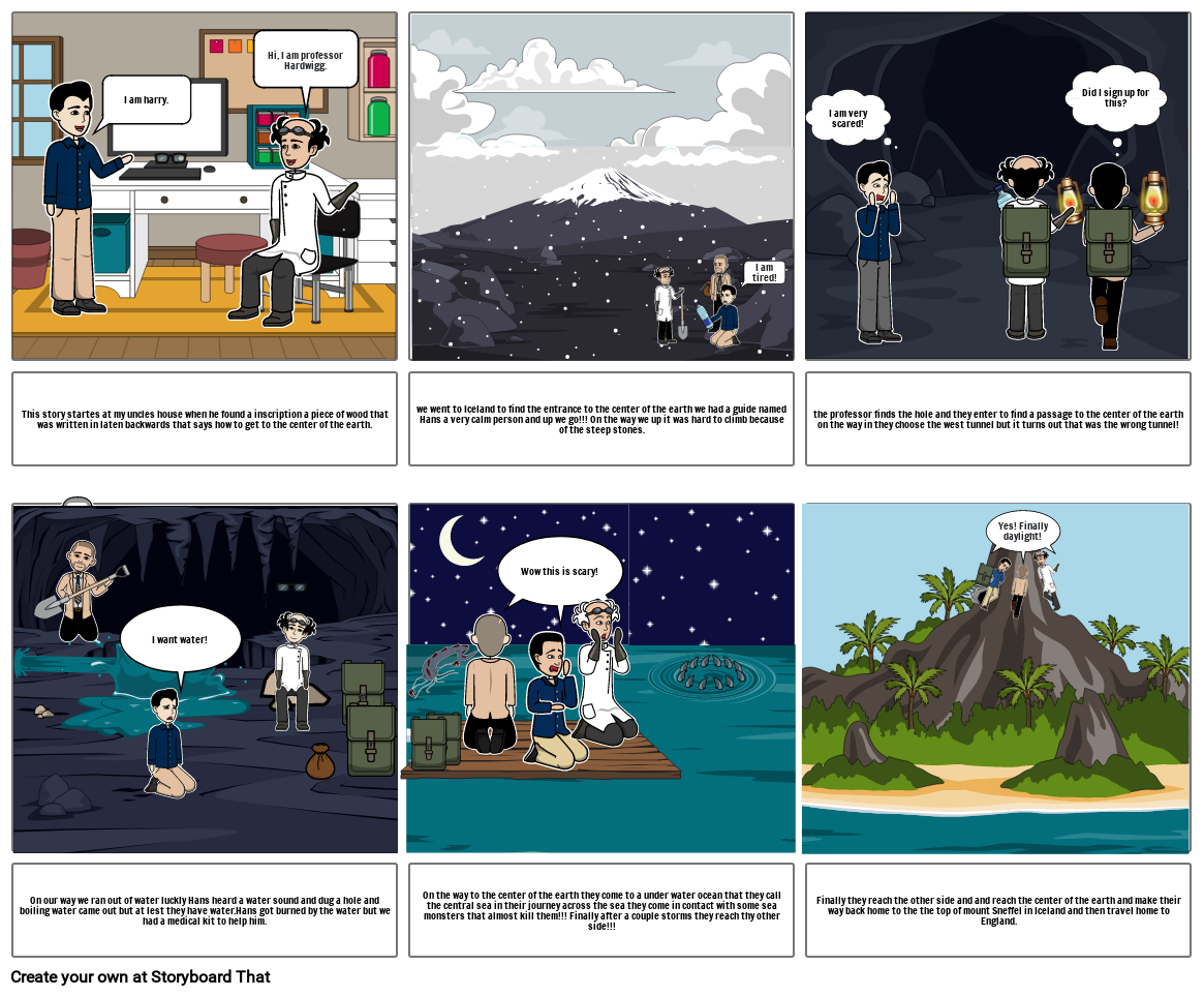 Journey To The Center Of The Earth Storyboard By Bf976170 journey-to-the-center-of-the-earth-storyboard-by-bf976170