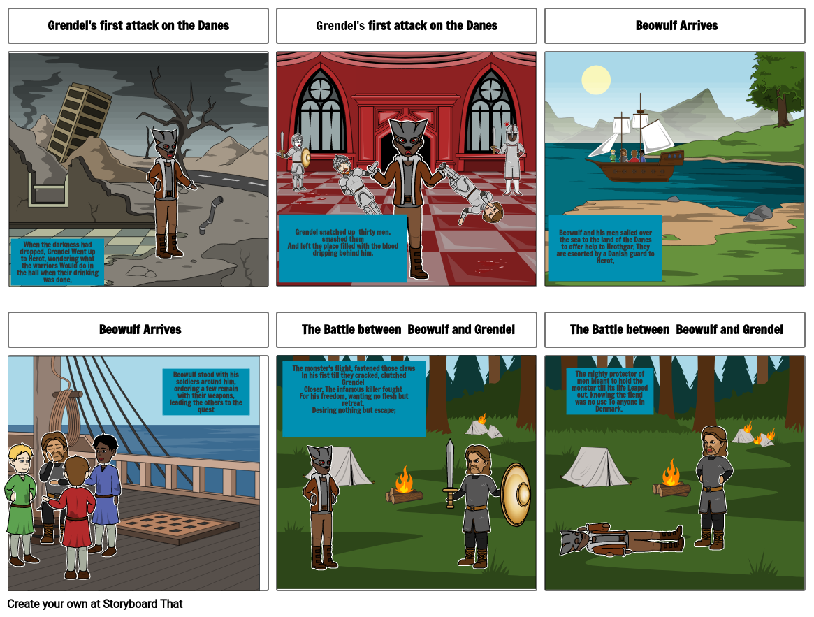 Beowulf StoryBoard