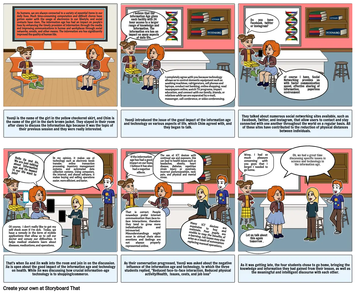 COMIC STRIP ABOUT Lesson 5: SPECIFIC ISSUES IN SCIENCE AND TECHNOLOGY (Info