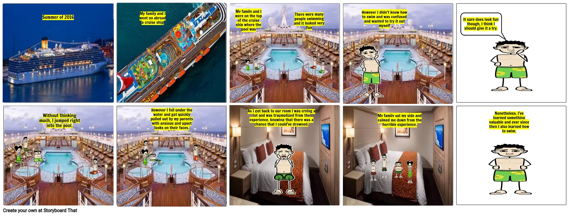 Alan Yuan, Period 3, Cruise Ship Comic