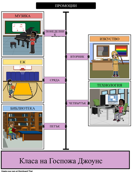 График за Часовете - График за Специални Събития