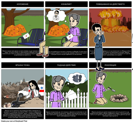 Диаграма на парцела за "Есенно градинарство"