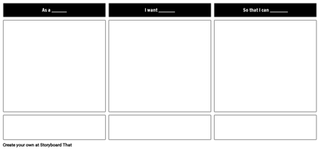 Епичен Шаблон за Историята на Потребителите