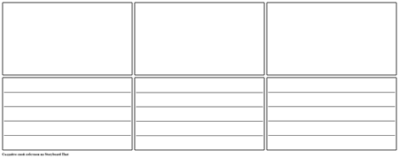 Празен шаблон за сценарии с широки линии