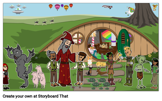 Картинна Сцена за Логопедия - Фантазия