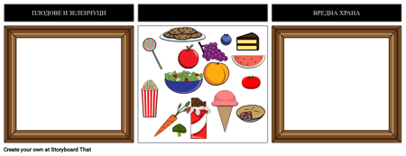 Пример за Сортиране - Нежелана Храна