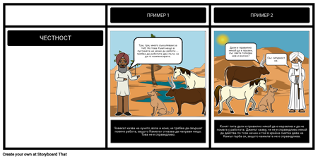 Как Камилата има Своя Бучка - Тема