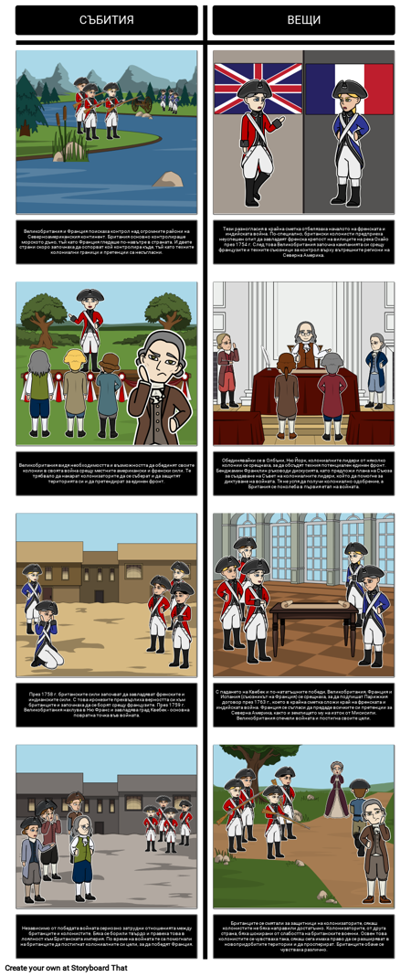 Френската и индийската война, 1754-63