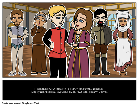 Ромео и Жулиета Основни Герои