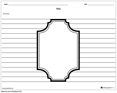 Фантастична Рамка Илюстрация