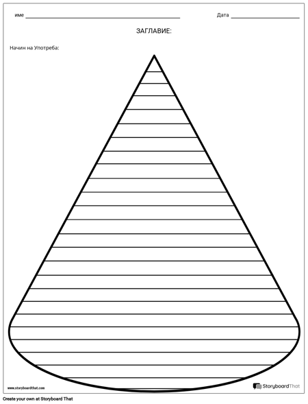 Писане на Творчество - Конус