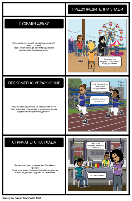 Предупредителни Знаци за ЕД