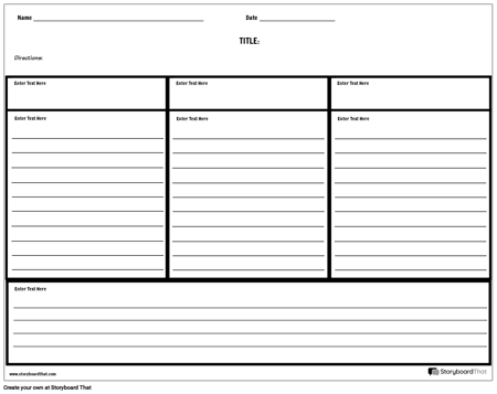 Три Колонни Бележки с Линии