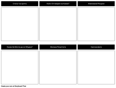 Шаблон на Плана на Екипа