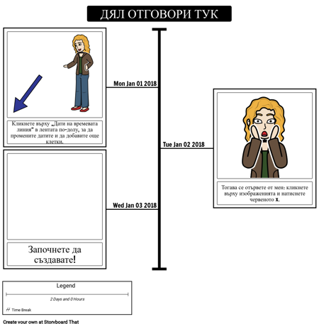 Шаблон за Времева Линия