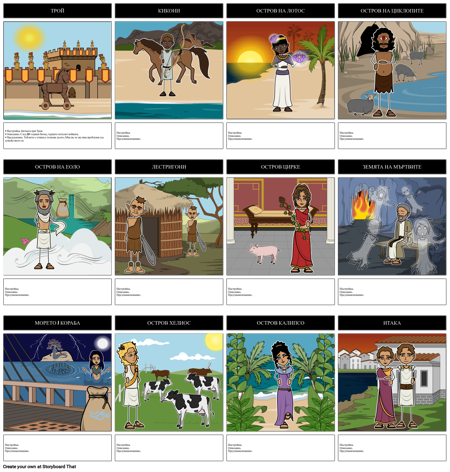 Картата за Одисея