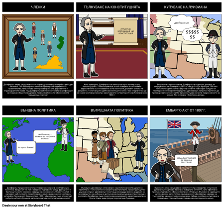 Изборът на 1800 г. - председателството на Томас Джеферсън