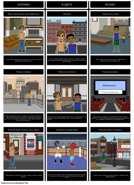 Amigo Brothers Сравнение и Контраст Пример