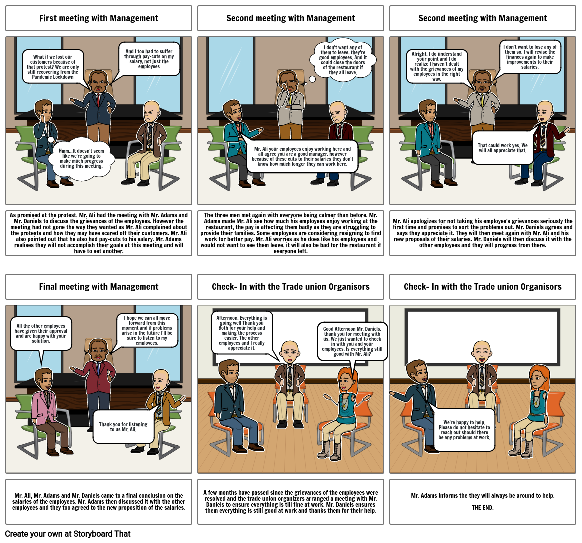 Storyboard 1: Trade unions and organisers  Part 3