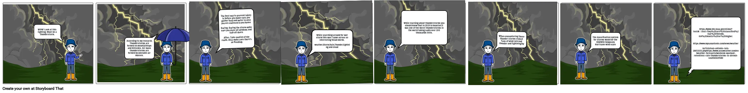 Thunderstorm Comic