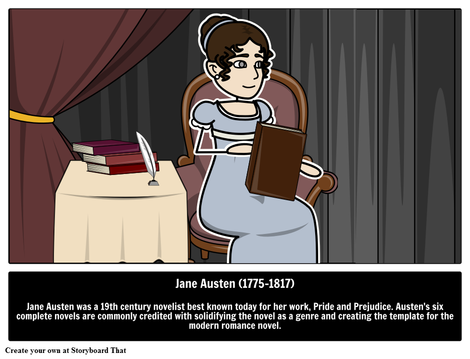 Jane Austen Storyboard By Bridget Baudinet