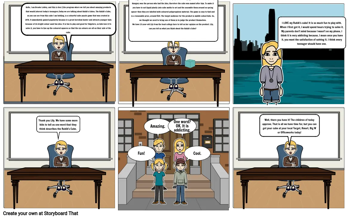 English Storyboard