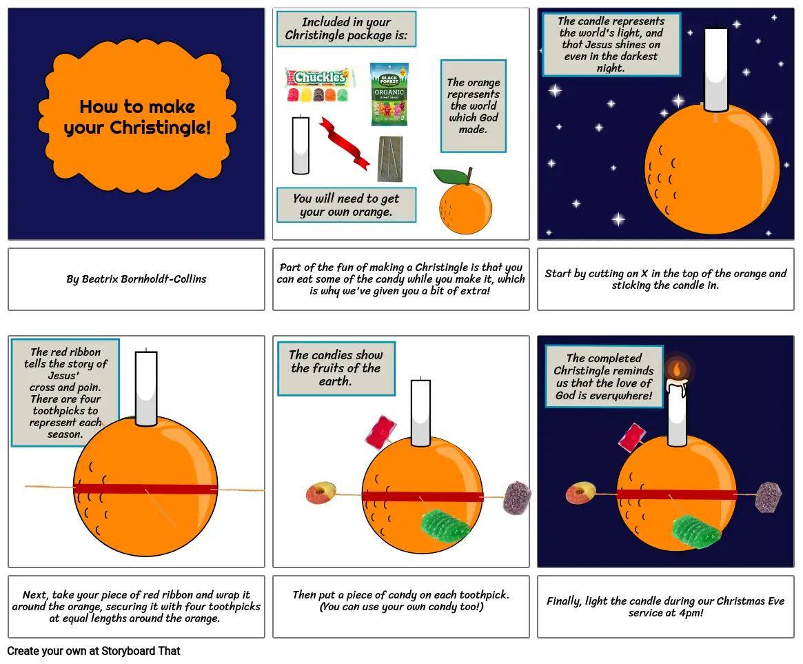 Christingle Instructions