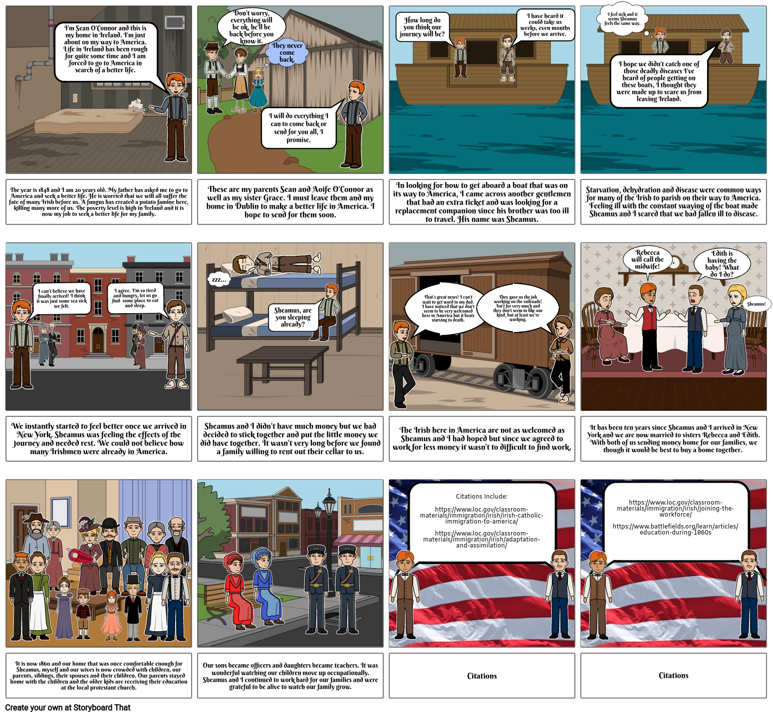 Immigration Storyboard Portfolio Storyboard by bubbarex