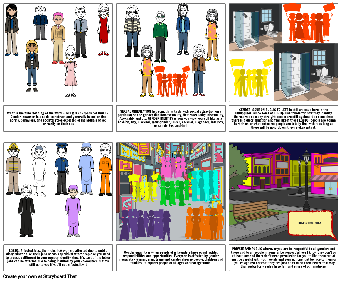 Gender Kasarian STORYBOARD Раскадровка по c07909e4