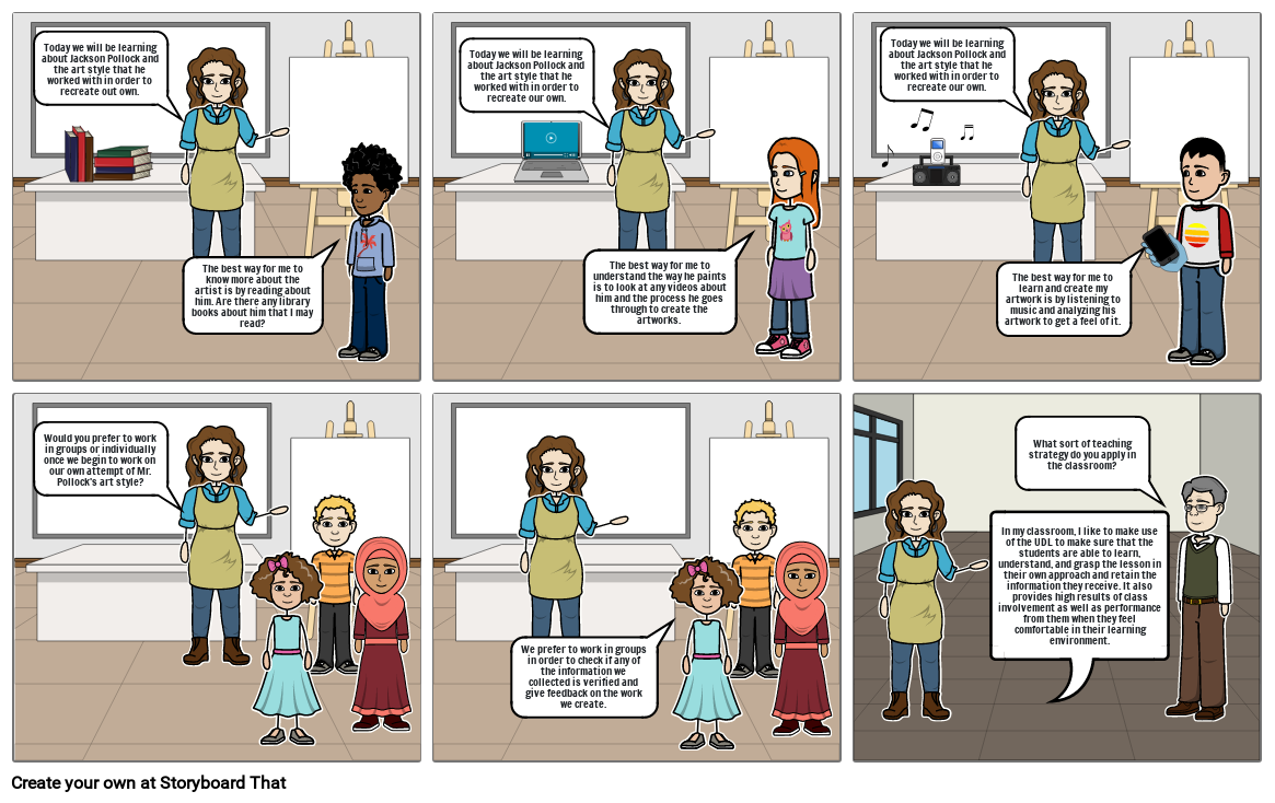 A_Sanchez_UDL & OER Reflection_Part 1 Storyboard