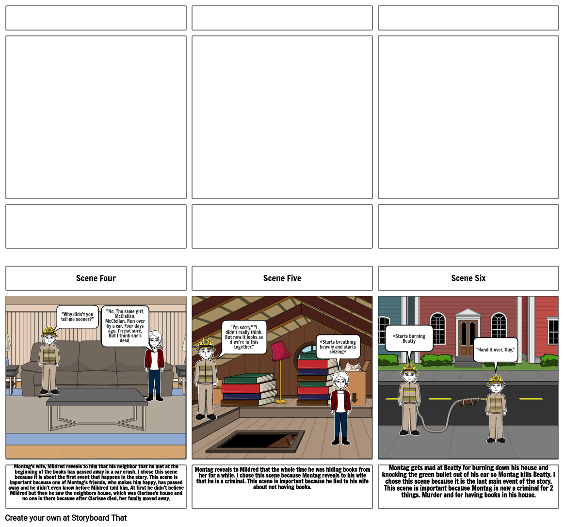 Fahrenheit Storyboard