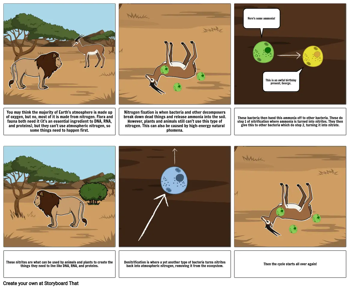 Nitrogen cycle comic