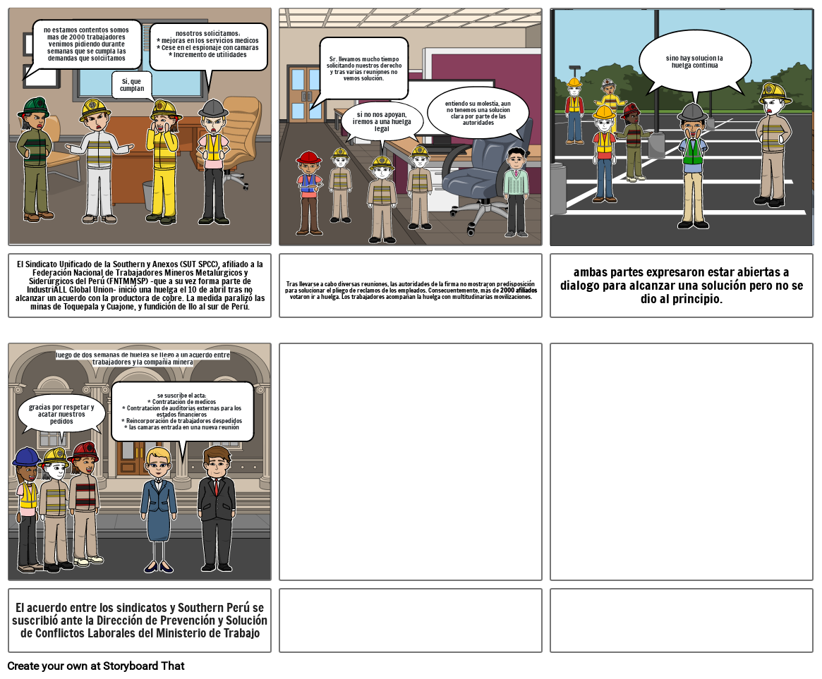 Derecho A Huelga Storyboard Por C C Ab