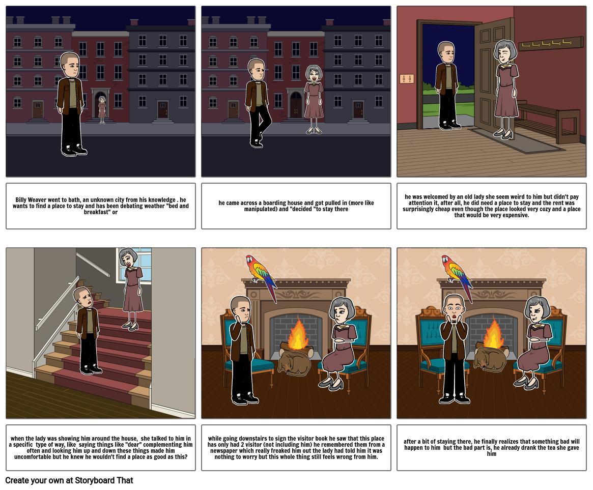 the landlady Storyboard por c1db16b3