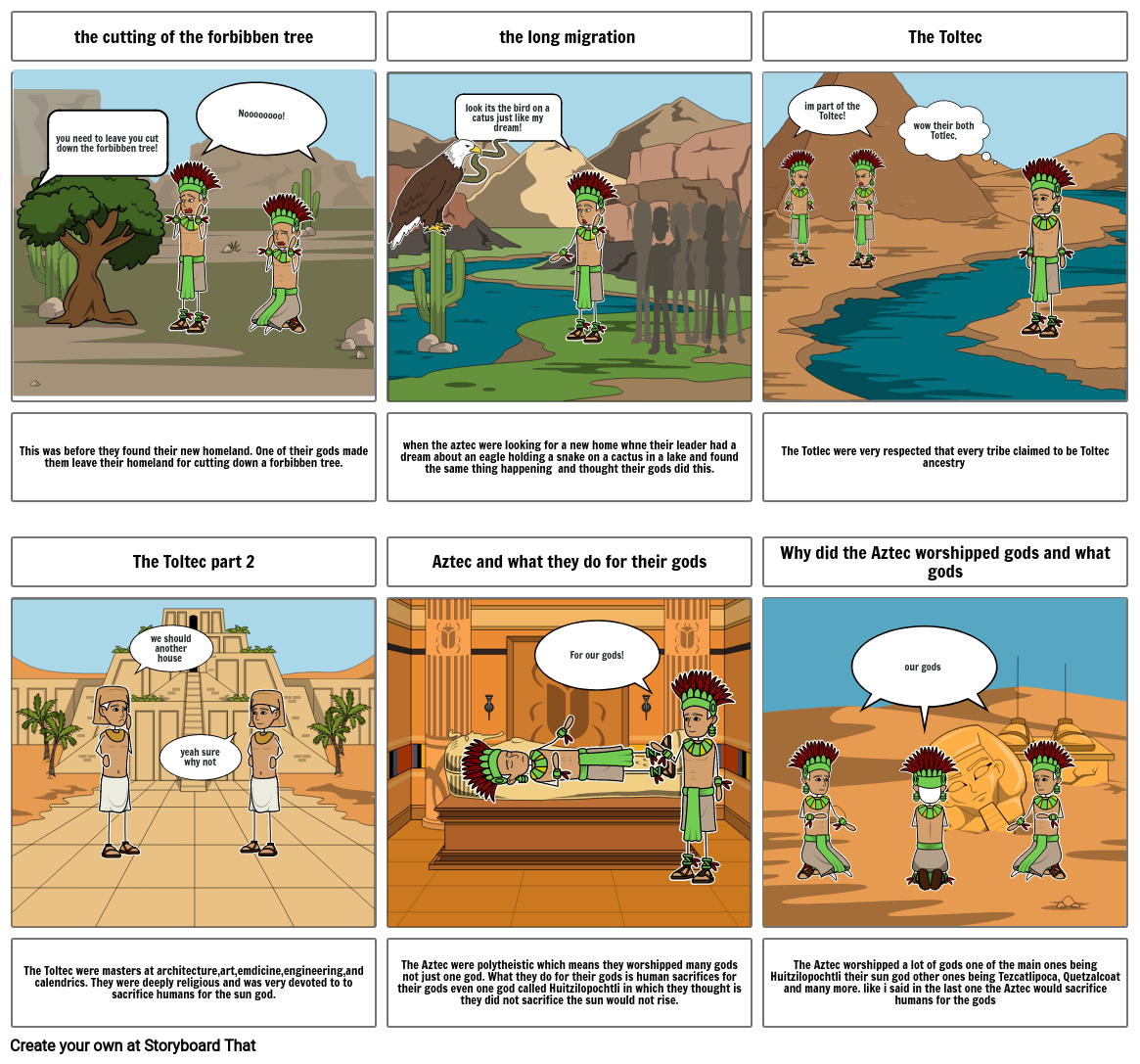 aztec Storyboard por c2b2b005