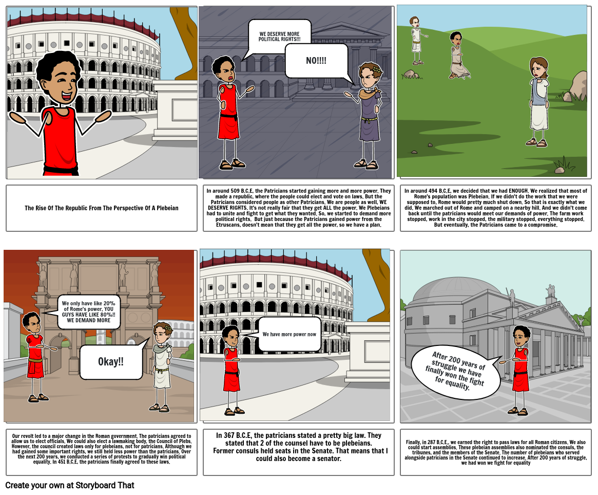 The Rise Of The Roman Republic Storyboard By C2f60f3d