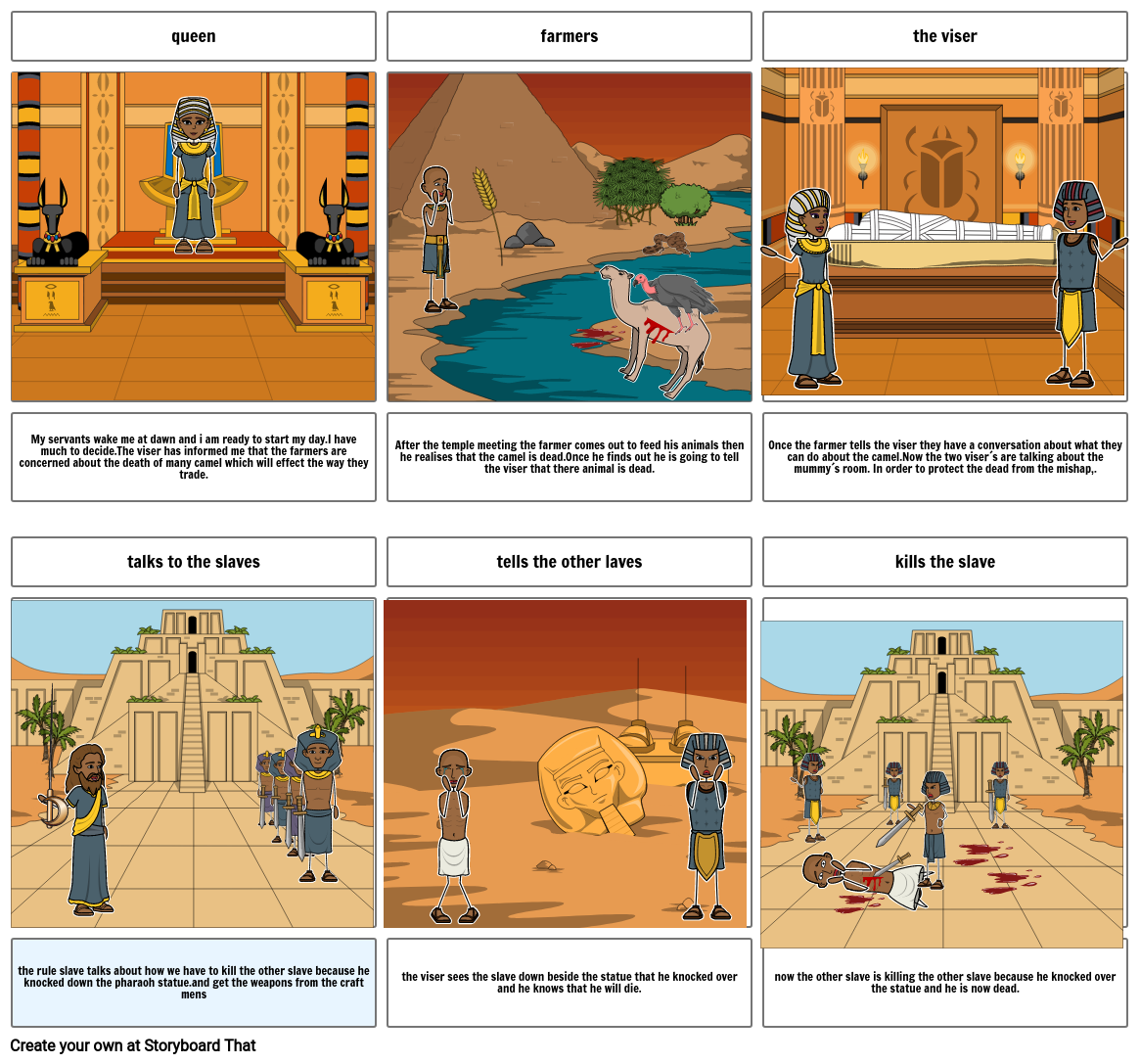 Egypt Rooms Storyboard By C35cb85c