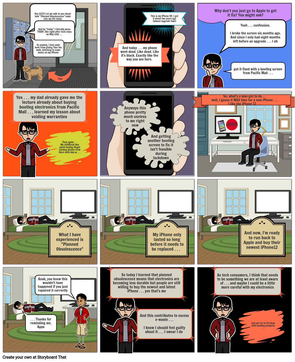 Tech Class Comic Storyboard Por C38c390f