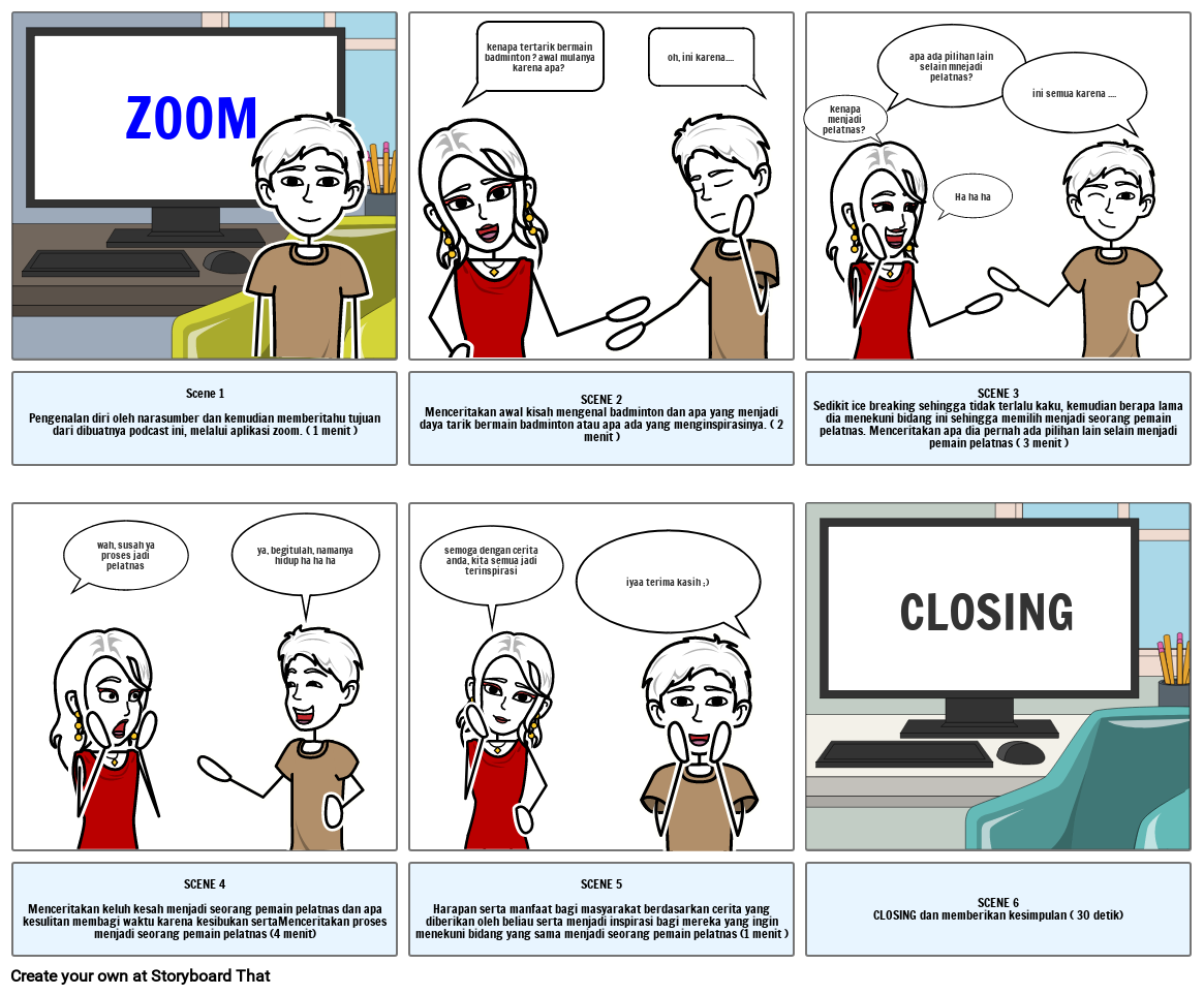 Contoh Storyboard by c3da7317