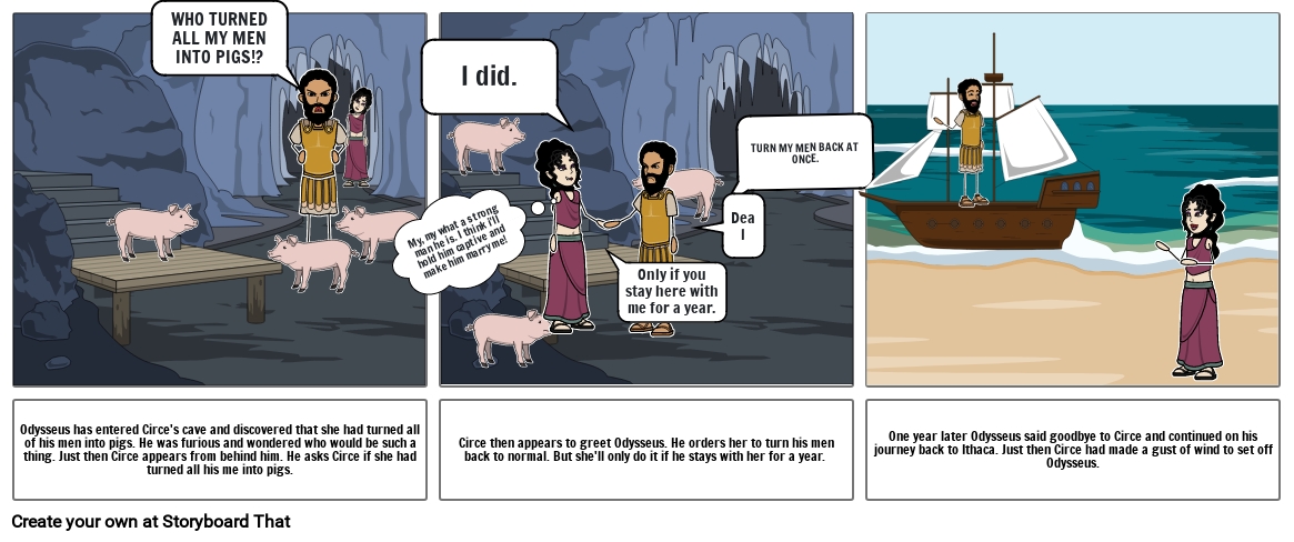 The Odyssey comic strip