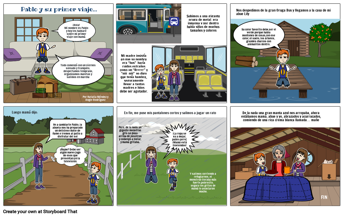 Pablo Y Su Primer Viaje Storyboard By C421c477 pablo-y-su-primer-viaje-storyboard-by-c421c477