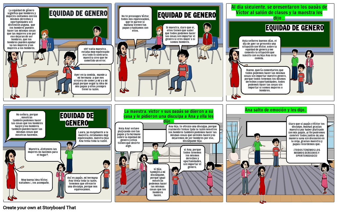 ANA Y LA EQUIDAD DE GENERO 