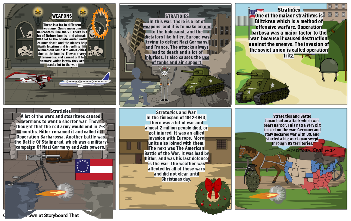 The Big WWII Storyboard by c4dca034