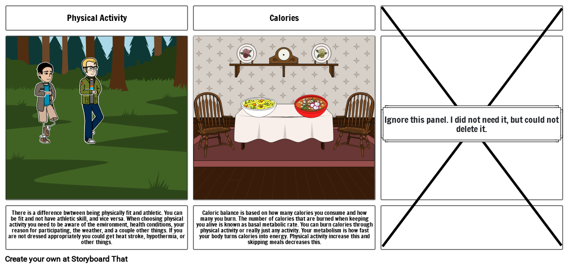 Physical Activities and Calories