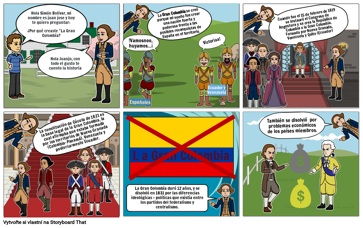 La Gran Colombia Storyboard By C51dae06 4857