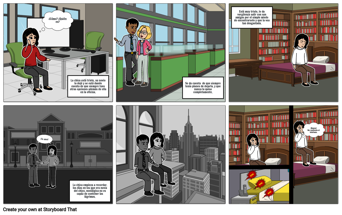 Proyecto Lengua Española Storyboard by c5499398